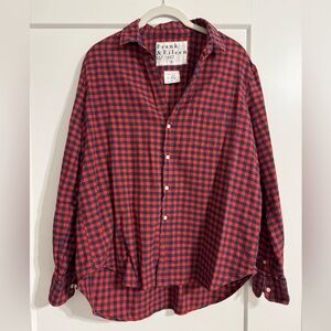 Frank & Eileen | Eileen Button Up Flannel Shirt | Size S